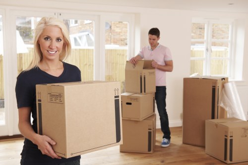 Safe storage arrangement for bulky furniture and office items