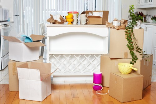 Organised secure storage space for furniture, boxes, and stock