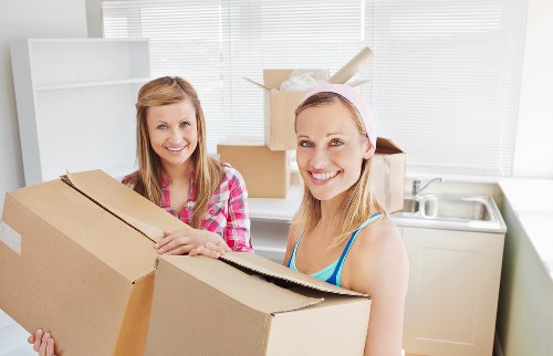 Moving out items and clearing a storage unit