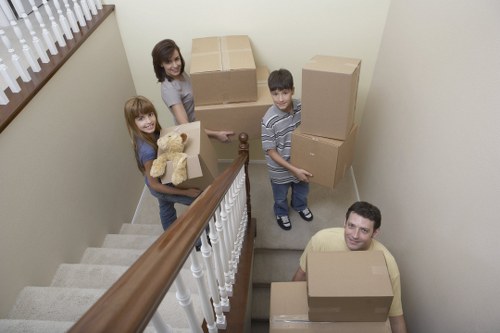 Packing and preparing items for long-term storage with local support